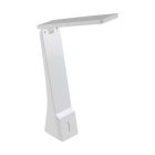 Candeeiro de secretaria branco de plástico, Chama, 1W, LED white switch, com dimmer tátil
