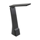 Candeeiro de secretaria preto de plástico, Chama, 1W, LED white switch, com dimmer tátil