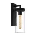 Candeeiro para exterior preto de metal, Quinn, IP44