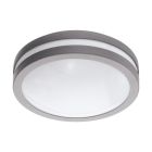 Candeeiro para exterior prateado de metal, Justin, IP44