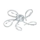 Plafon cromo de alumínio, Yorik, 6W, LED 3000K