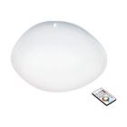 Plafon branco de aço, Tyrell, 34W, LED ajustável de branco quente a branco frio
