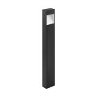 Candeeiro para exterior antracite de alumínio, Elvi, 10W, LED 3000K, IP44