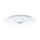 Plafon branco de aço, Dunya, 24W, LED ajustável de branco quente a branco frio