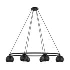 Candeeiro suspenso preto de aço, Madelein