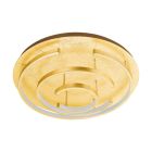 Plafon dourado de aço, Sameer, 24W, LED 3000K