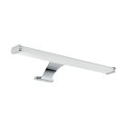 Iluminação para espelho cromo de aço, Yvanka, 6W, LED 3000K, IP44