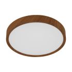 Plafon castanho de plástico, Jouk, 33W, LED 3000K
