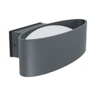 Candeeiro para exterior antracite de alumínio, Kawita, 10W, LED 3000K, IP44