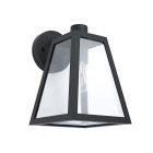 Candeeiro para exterior preto de alumínio, Laurens, IP44