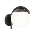 Candeeiro para exterior preto de aço, Lynne, IP44