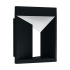 Candeeiro para exterior preto de alumínio, Lyke, 10W, LED 3000K, IP54
