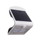 Candeeiro de parede exterior com sensor de movimento branco de plástico, Lydie, 3,2W, LED ajustável de branco quente a branco frio, IP54