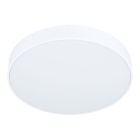 Aplique de teto branco de aço, Zippora, 18W, LED ajustável de branco quente a branco frio