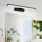 Iluminação para espelho preta de plástico, Nancy, 7,4W, LED 4000K, IP44