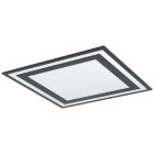 Plafon preto de alumínio, Tirzah, 36W, LED 4000K
