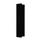 Aplique de parede preto de alumínio, Zion, 12W, LED 3000K