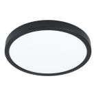 Candeeiro de teto preto de aço, Pascale, 20W, LED 3000K