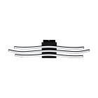 Plafon preto de alumínio, Therese, 21W, LED 3000K