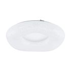 Plafon branco de aço, Ziya, 18W, LED ajustável de branco quente a branco frio