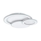 Plafon branco de aço, Everdina, 11W, LED ajustável de branco quente a branco frio
