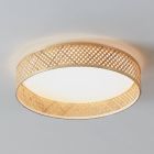 Plafon castanho de alumínio, Jolene, 24W, LED 3000K