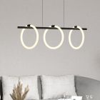 Candeeiro suspenso preto de alumínio, Thibaut, 9W, LED 3000K