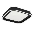 Candeeiro de teto preto de alumínio, Thijn, 11W, LED ajustável de branco quente a branco frio, regulável em 3 níveis