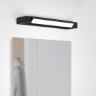 Iluminação para espelho preta de alumínio, Shukri, 8,9W, LED 4000K, IP44
