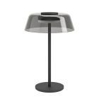 Candeeiro de mesa preto de aço, Arroyo, 7,2W, LED RGBW