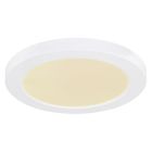 Plafon branco de plástico, Cage, 18W, LED ajustável de branco quente a branco frio