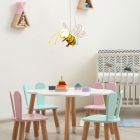 Candeeiro suspenso quarto infantil amarelo de plástico, Buzzy