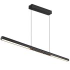 Candeeiro suspenso preto de metal, Jakub, 24W, LED 3000K