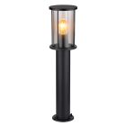 Candeeiro para exterior preto de aço inoxidável, Kors, IP54