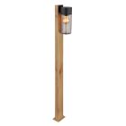 Candeeiro para exterior castanho de aço inoxidável, Kiymet, IP44