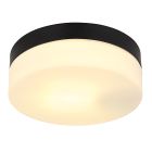Candeeiro para exterior preto de plástico, Maickel, IP44