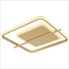Plafon dourado de alumínio, Reinald, 36W, LED 3000K