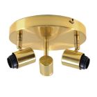 Candeeiro de teto dourado de alumínio, Rika