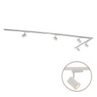 Sistema de trilho de luz monofásico de metal branca, Elena