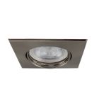 Foco de encastrar de metal cromo, Meco