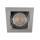 Foco de encastrar de metal cromo, Filo