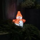 Boneco de neve com chapéu vermelho, 22,5 cm