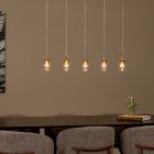 Candeeiro suspenso moderno transparente, Berliane, 4W, LED 2700K