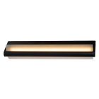 Candeeiro de parede para casa de banho moderno preto, Wanda, 15W, LED 3000K, IP44