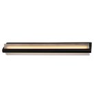 Candeeiro de parede para casa de banho moderno preto, Wanda, 19W, LED 3000K, IP44