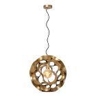 Candeeiro suspenso moderno dourado, Hannelore