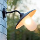 Candeeiro para exterior rústico cor de ferrugem, Aruba, IP44