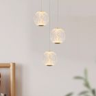 Candeeiro suspenso design dourado, Cintra, 4,7W, LED 2700K