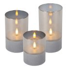 3 lâmpadas de vela a bateria Velas