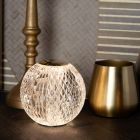 Candeeiro de mesa moderno transparente, Cintra, 1,5W, LED 3000K, regulável em 3 níveis